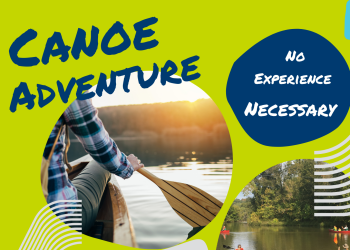 Canoe adventure flyer